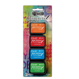 Dylusions Mini Archival Ink Pad Set of 4 - Kit 2