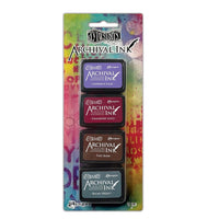Dylusions Mini Archival Ink Pad Set of 4 - Kit 4