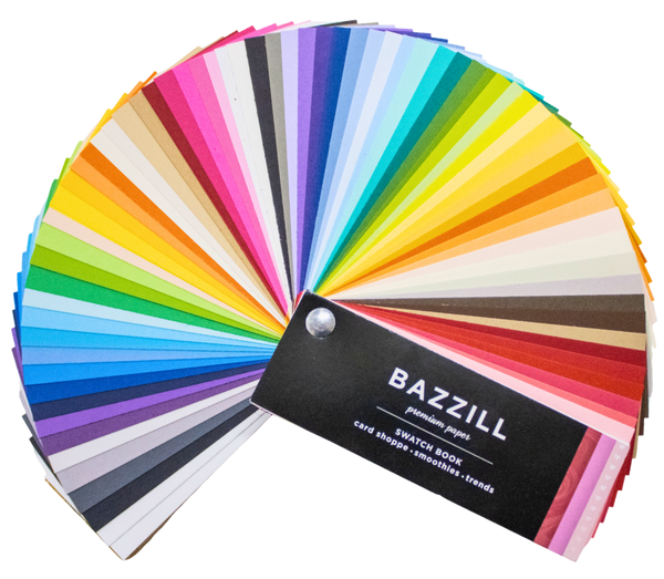 Coloured Cardstock Paper Flourish