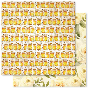 Paper Rose 12" x 12" Patterned Paper Basics - Bees and Butterflies E