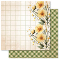 Paper Rose 12" x 12" Patterned Paper Basics - Bees and Butterflies F