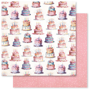 Paper Rose 12" x 12" Patterned Paper - Birthday Fun Basics B