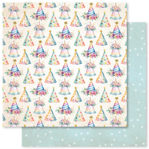 Paper Rose 12" x 12" Patterned Paper - Birthday Fun Basics F