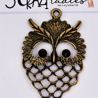 5 Crazy Ladies Metals - Brass Owl