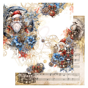 Studio 73 Patterned Paper - Clockwork Christmas - Meet The Claus's