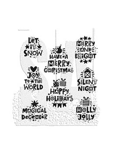 Tim Holtz Stamp set - Holiday Whatnots