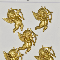 5 Crazy Ladies Metals - Gold Shiny Cherubs