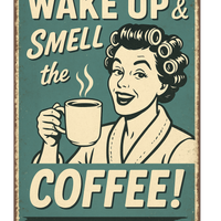 5 Crazy Ladies Stickers - Morning Tea