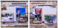 My Happy Place Double Layout Scrapbook - Travel Memories
