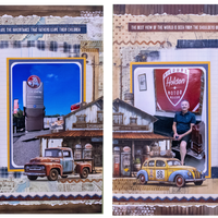 My Happy Place Double Layout Scrapbook - Travel Memories