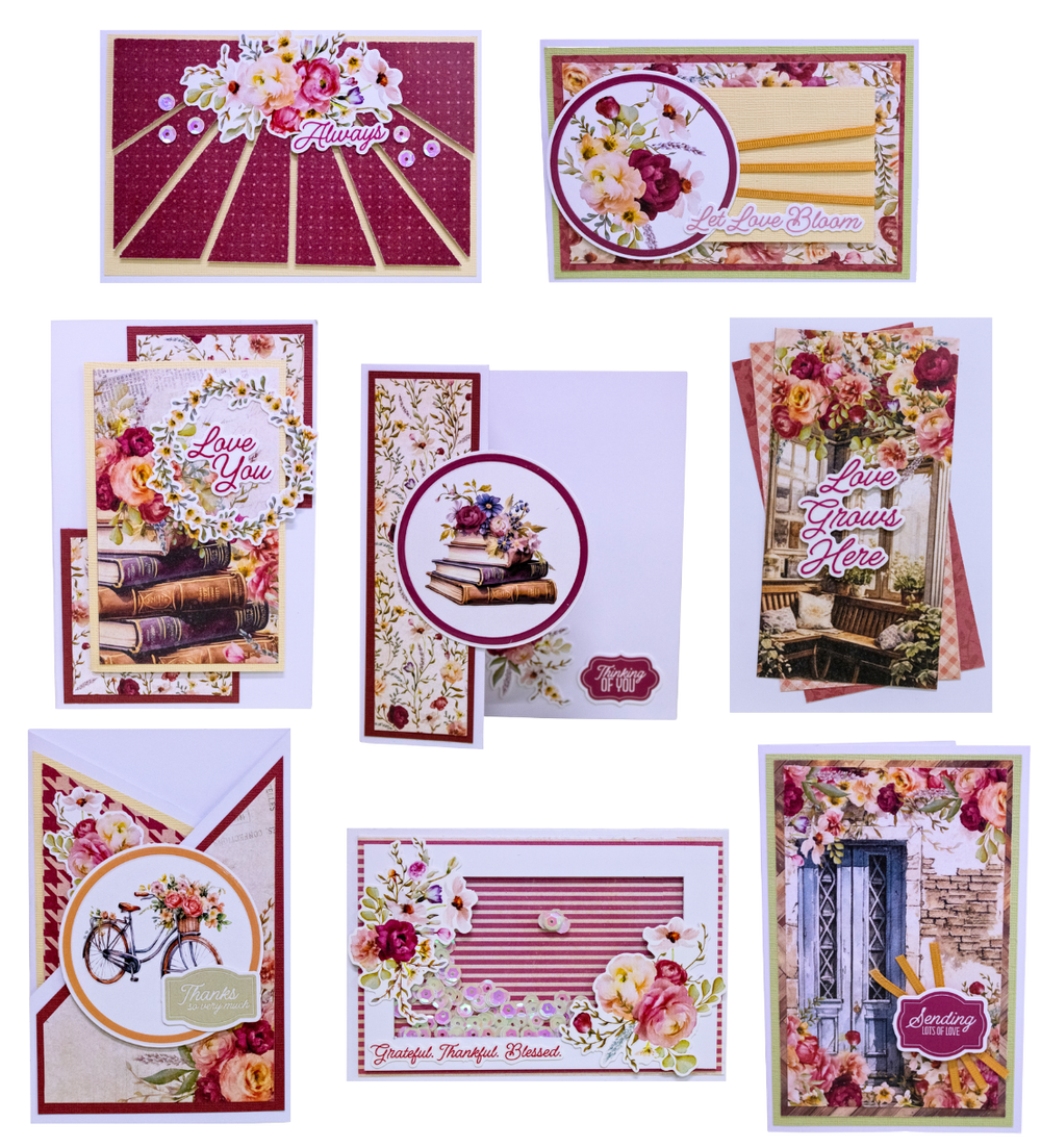 Saturday 29th March 2025 - Vintage Rose Card Kit - 10am-1pm