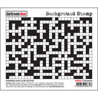 Darkroom Door Stamp Background - Crossword

