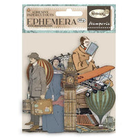 Stamperia Ephemera Adhesive Paper Cut Outs - Around The World