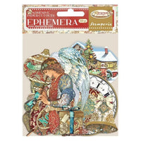 Stamperia Ephemera Adhesive Paper Cut Outs: Christmas Greetings