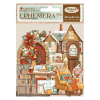 Stamperia Ephemera Adhesive Paper Cut Outs: All Around Christmas
