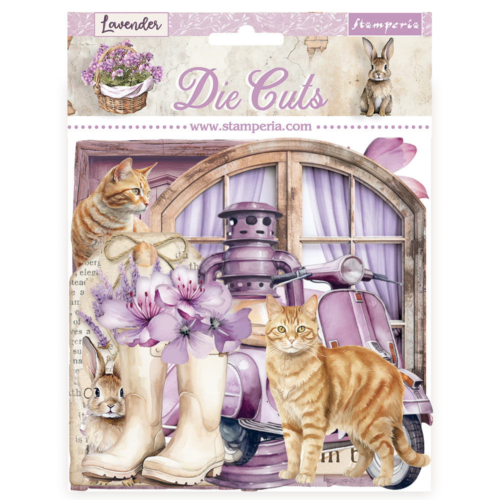 Stamperia Die Cuts - Lavender