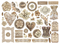 Stamperia Die Cuts - Old Lace
