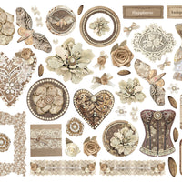 Stamperia Die Cuts - Old Lace