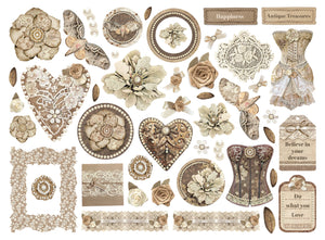 Stamperia Die Cuts - Old Lace