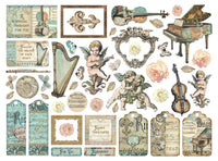 Stamperia Die Cuts - Music
