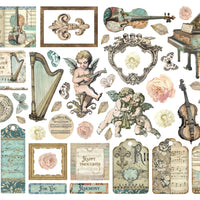 Stamperia Die Cuts - Music