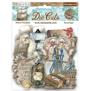 Stamperia Die Cuts - Songs of the Sea: Ship and Treasures