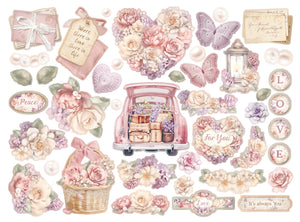 Stamperia Die cuts assorted - Romance Forever Journaling Edition