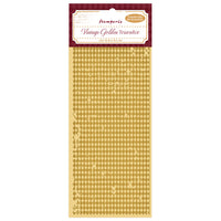 Stamperia Vintage Golden Transfer cm 10,16x21,6 -Rhombuses pattern