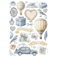 Stamperia Selection 6 Rice Paper A4 -  Timeless
