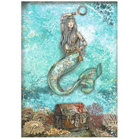 Stamperia Rice Paper - Songs of the Sea: Mermaid