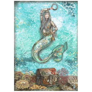 Stamperia Rice Paper - Songs of the Sea: Mermaid