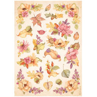 Stamperia Rice Paper - Woodland: Flowers
