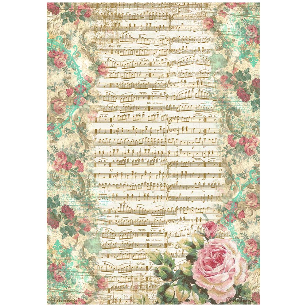 Stamperia Rice Paper - Precious: Music