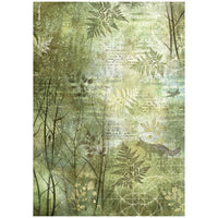 Stamperia A4 Rice Paper - Forest - Trees