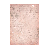 Stamperia Rice Paper Selection 8 A6 backgrounds - Romance Forever