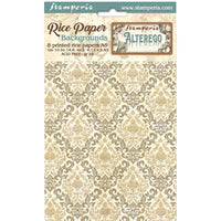 Stamperia Selection 8 Rice Paper A6 Backgrounds -  Alterego
