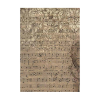 Stamperia Selection 8 Rice Paper A6 Backgrounds - Music
