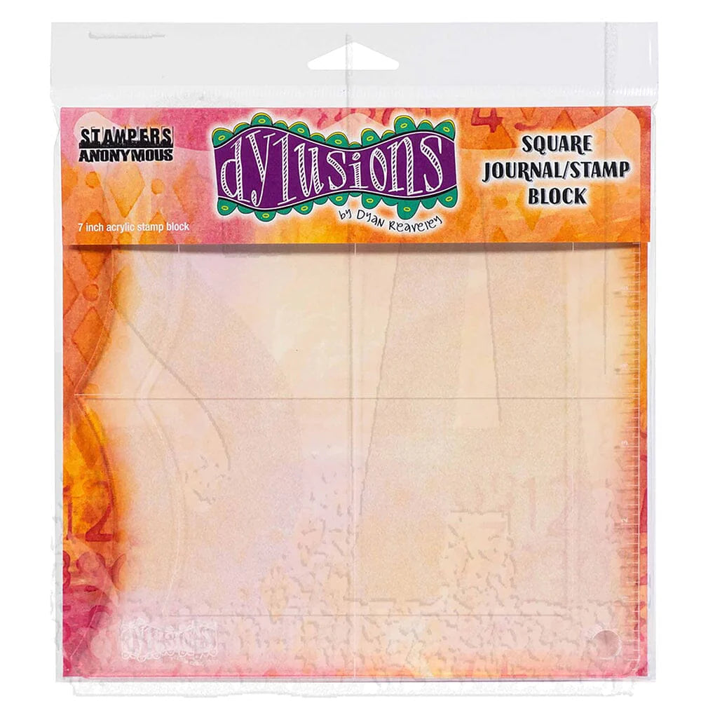 Dylusions Stampers Anonymous Square Journal Stamp Block