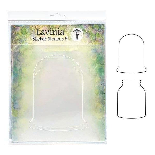 Lavinia Sticker Stencil 9 - Moon Jar Collection