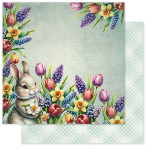 Paper Rose 12" x 12" Patterned Paper - Easter Time Basics E