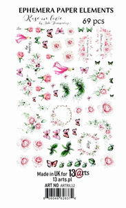 13arts Die Cuts - Rose In Love