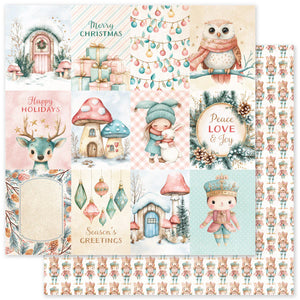 Paper Rose 12" x 12" Patterned Paper - Fairytale Christmas E