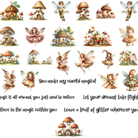 5 Crazy Ladies Die Cuts - Fairy Land