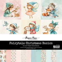 Paper Rose Paper Collection 12x12 - Fairytale Christmas Basics
