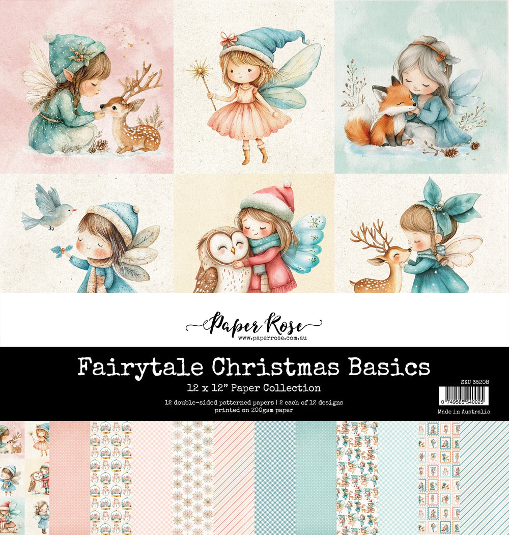 Paper Rose Paper Collection 12x12 - Fairytale Christmas Basics