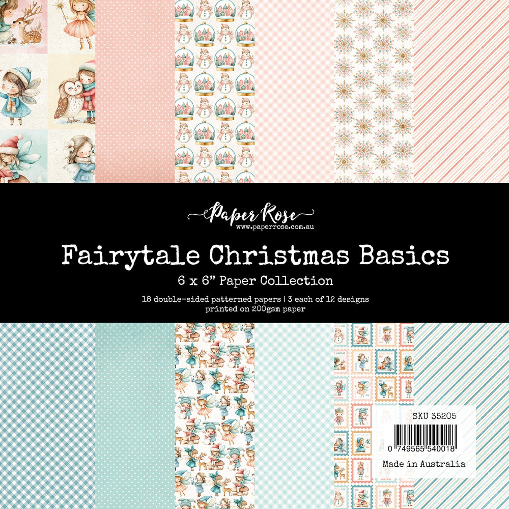 Paper Rose Basics Paper Collection 6x6 - Fairytale Christmas Basics