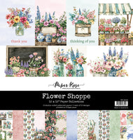 Paper Rose Paper Collection 12"x12" - Flower Shoppe
