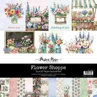 Paper Rose Paper Collection 12"x12" - Flower Shoppe