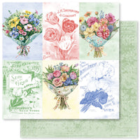 Paper Rose Paper Collection 6"x6" - Flower Shoppe
