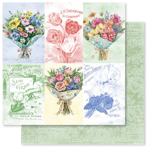 Paper Rose Paper Collection 6"x6" - Flower Shoppe